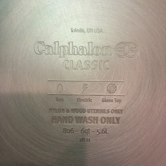 New - Calphalon Classic Non-stick 7-pc Cookware Set (without box) - Picture 4 of 15